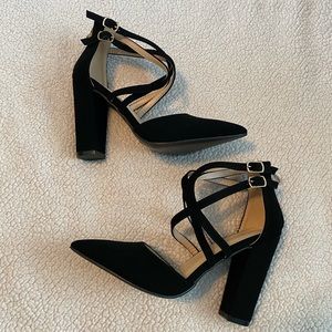 Crisscross 4” Block Heels